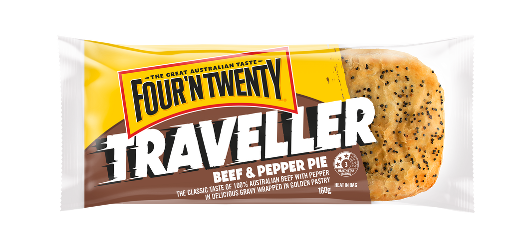 Four 'N Twenty Beef & Pepper Traveller 160g