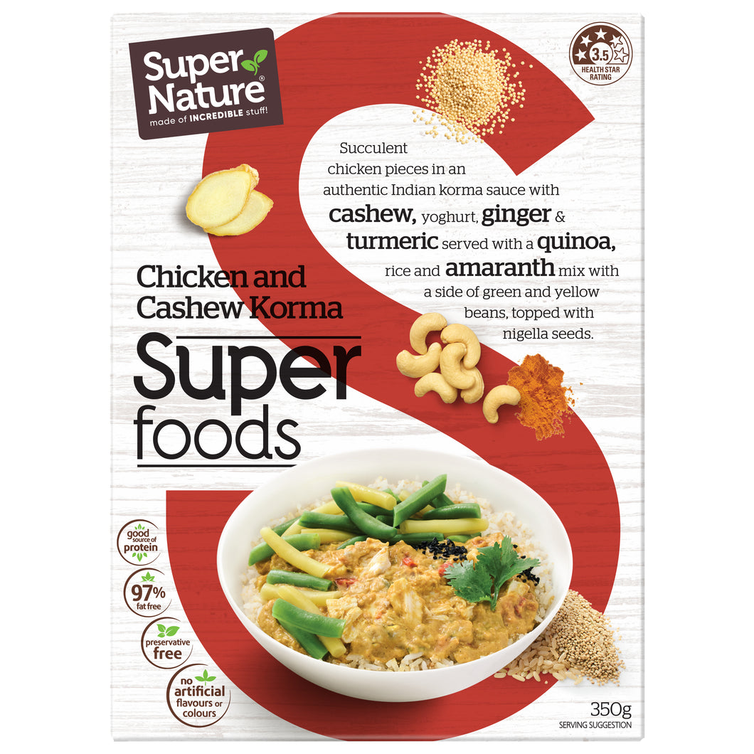 Super Nature Chicken and Cashew Korma 350g