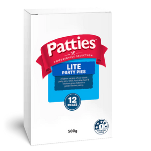 Patties Lite Party Pies 12pk