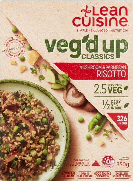 Lean Cuisine Mushroom & Parmesan Risotto 350g
