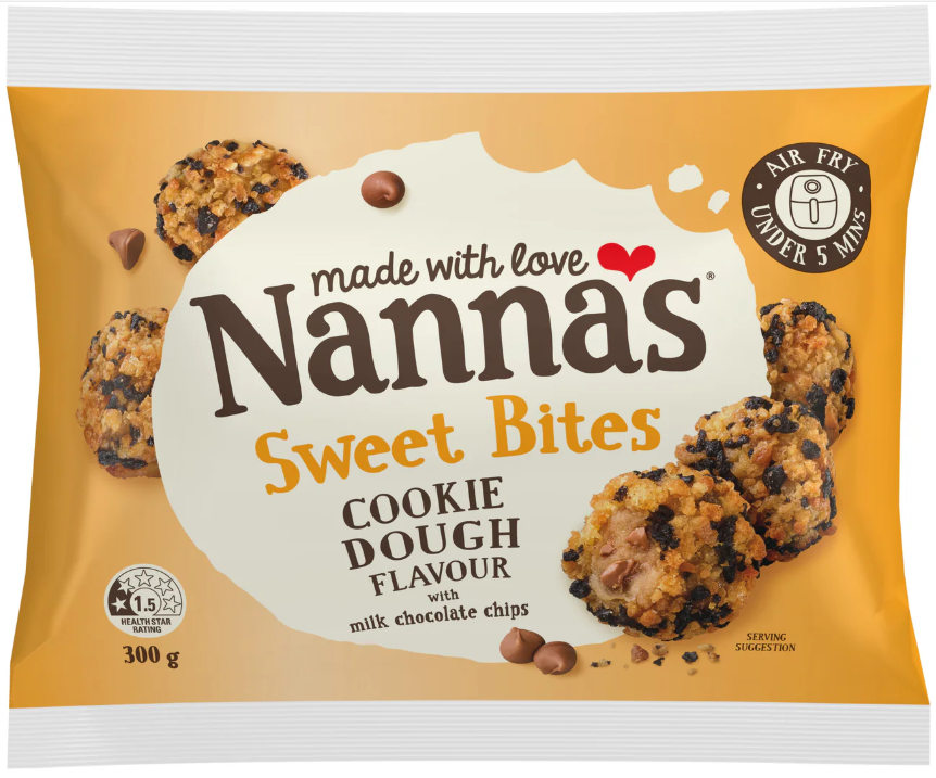 Nanna's Sweet Bites - Cookie Dough Flavour 300g