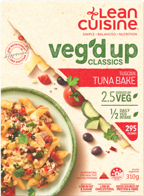 Lean Cuisine Veg'd Up Tuscan Tuna Bake 310g